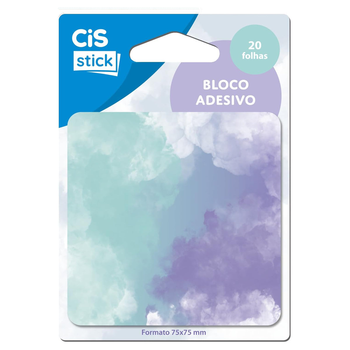 Bloco de Adesivo Sticky Notes 75x75mm com 20 Folhas Decorado - Cis