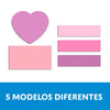 Bloco de Adesivo Sticky Notes Tamanhos Variados com 20 Folhas - 04 Modelos - Cis