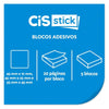 Bloco de Adesivo Sticky Notes Tamanhos Variados com 20 Folhas - 04 Modelos - Cis
