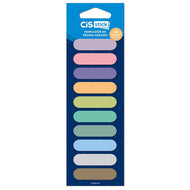 Bloco de Adesivo Sticky Notes 12x45mm com 20 Folhas - 10 Modelos - Cis