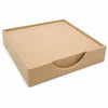 Descanso de Panela Mdf Cru 20x20x5cm com 6 Bases