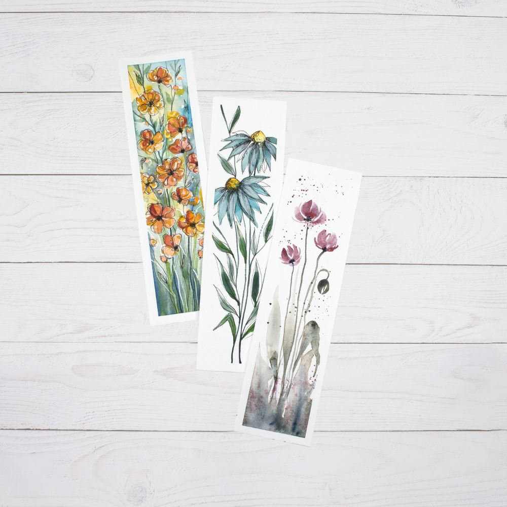 Bloco de Marcadores Hahnemühle Watercolour 5,5x20cm 15 Folhas 300g/m²