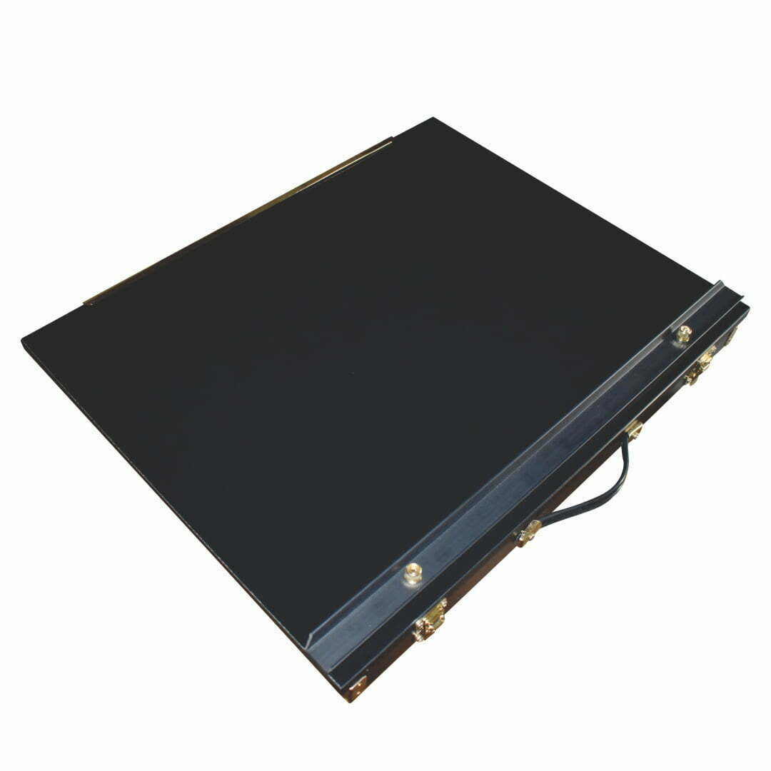Prancheta Portátil A3 Trident com Inclinação Mdf Black Piano 42x52 Cm - Modelo 5000al