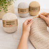 Barbante Barroco Natural Brilho Ouro 4/6 Algodão com Fibra Metalizada para Crochê Tricô e Artesanato 400g 433m Tex 922 - Círculo