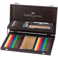 Estojo de Madeira Art & Graphic Compendium 53 Peças Faber-castell 110084