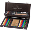 Estojo de Madeira Art & Graphic Compendium 53 Peças Faber-castell 110084