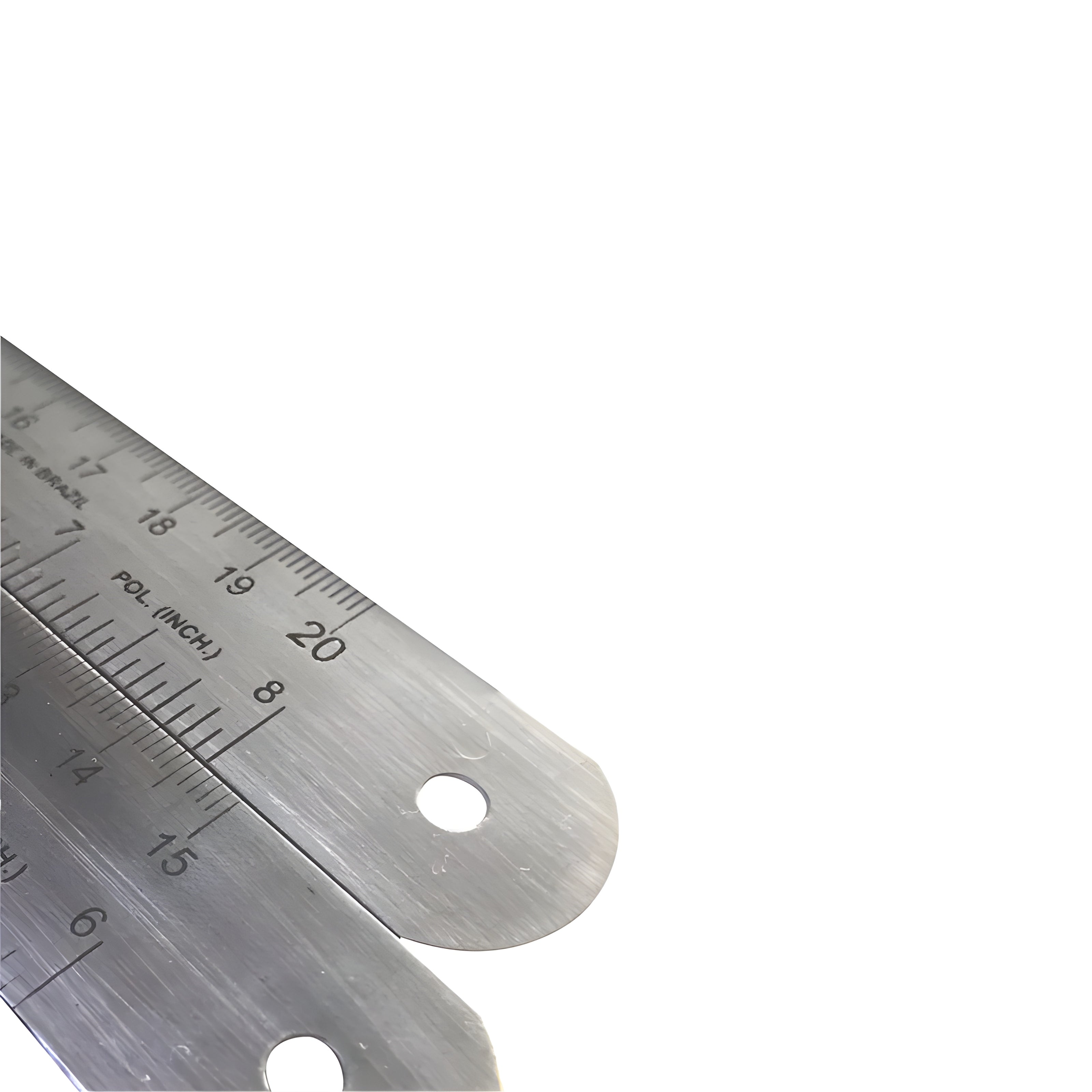 Régua Ferragista Aço Inox Flex-15 Trident 15cm - Modelo Flex-15
