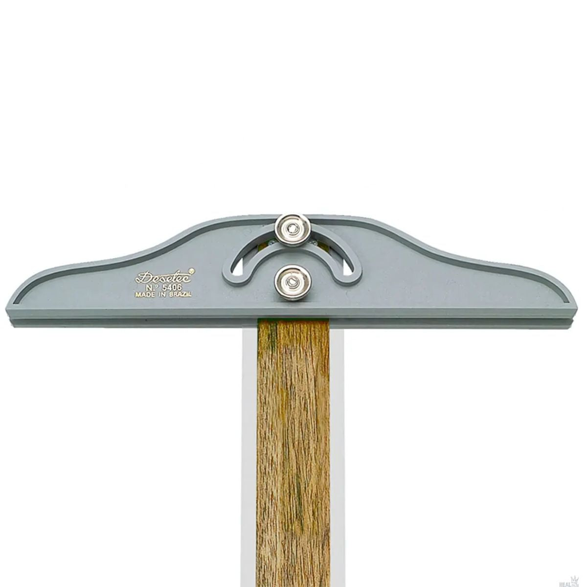 Régua T de Madeira Trident com Cabeçote Móvel e Bordas de Acrílico - Tamanhos de 50cm a 100cm