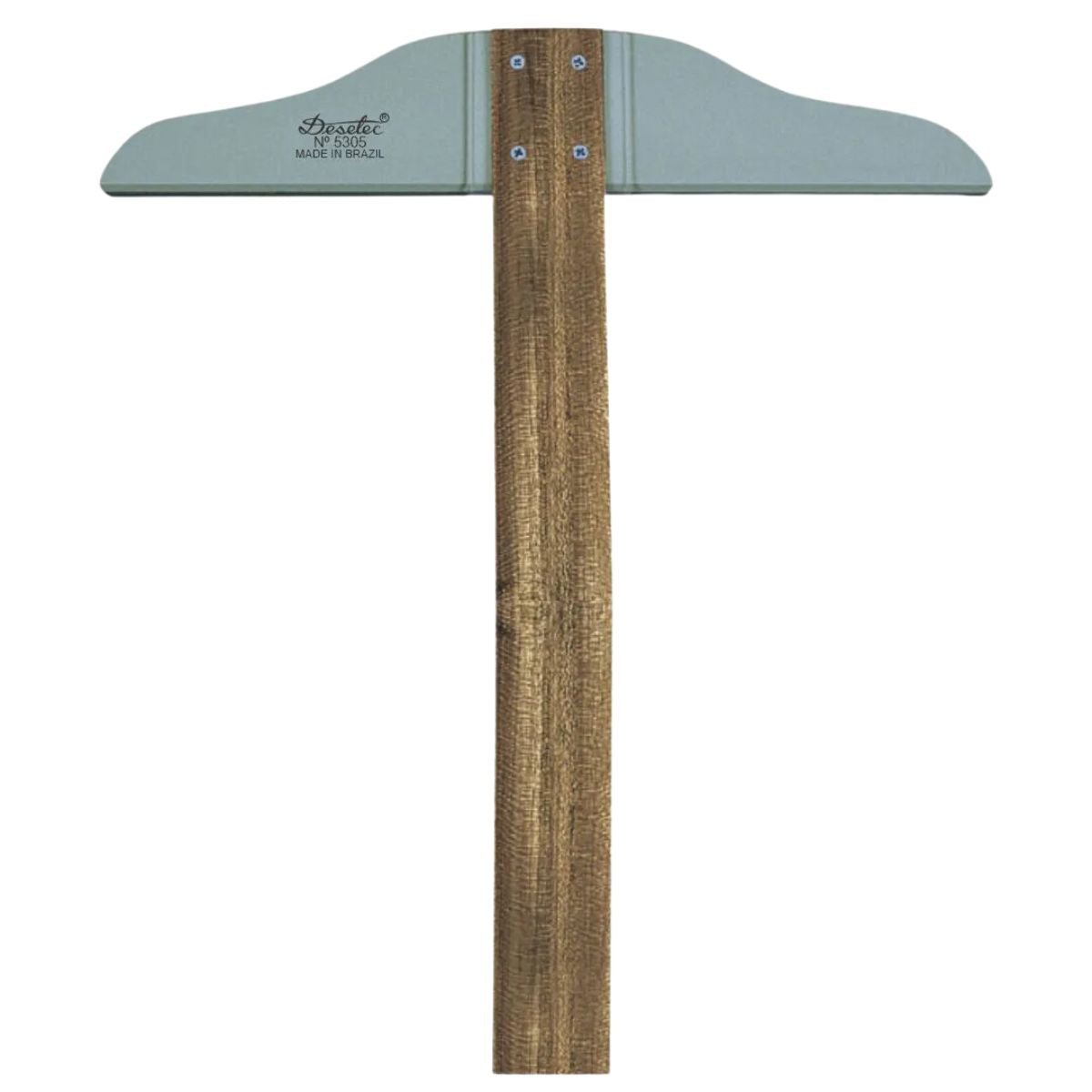 Régua T Madeira Trident com Borda de Acrílico e Cabeçote Fixo 50cm - Modelo 5305
