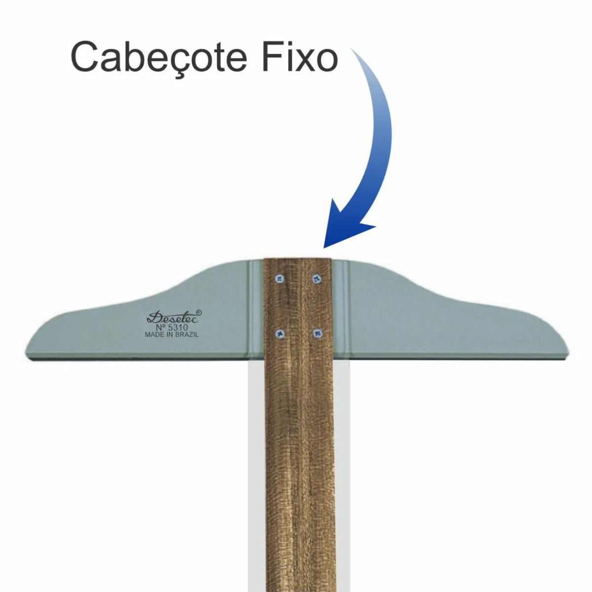 Régua T Madeira Trident 100 Cm com Bordas de Acrílico Cabeçote Fixo - Modelo 5310
