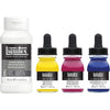 Kit Tinta Acrílica Ink 30ml Liquitex ? 3 Cores Primarias + 1 Médium