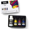 Kit Tinta Acrílica Ink 30ml Liquitex ? 3 Cores Primarias + 1 Médium