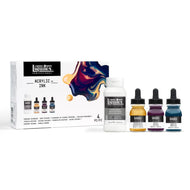 Kit Tinta Acrílica Ink 30ml Liquitex 3 Cores Profundas + 1 Médium
