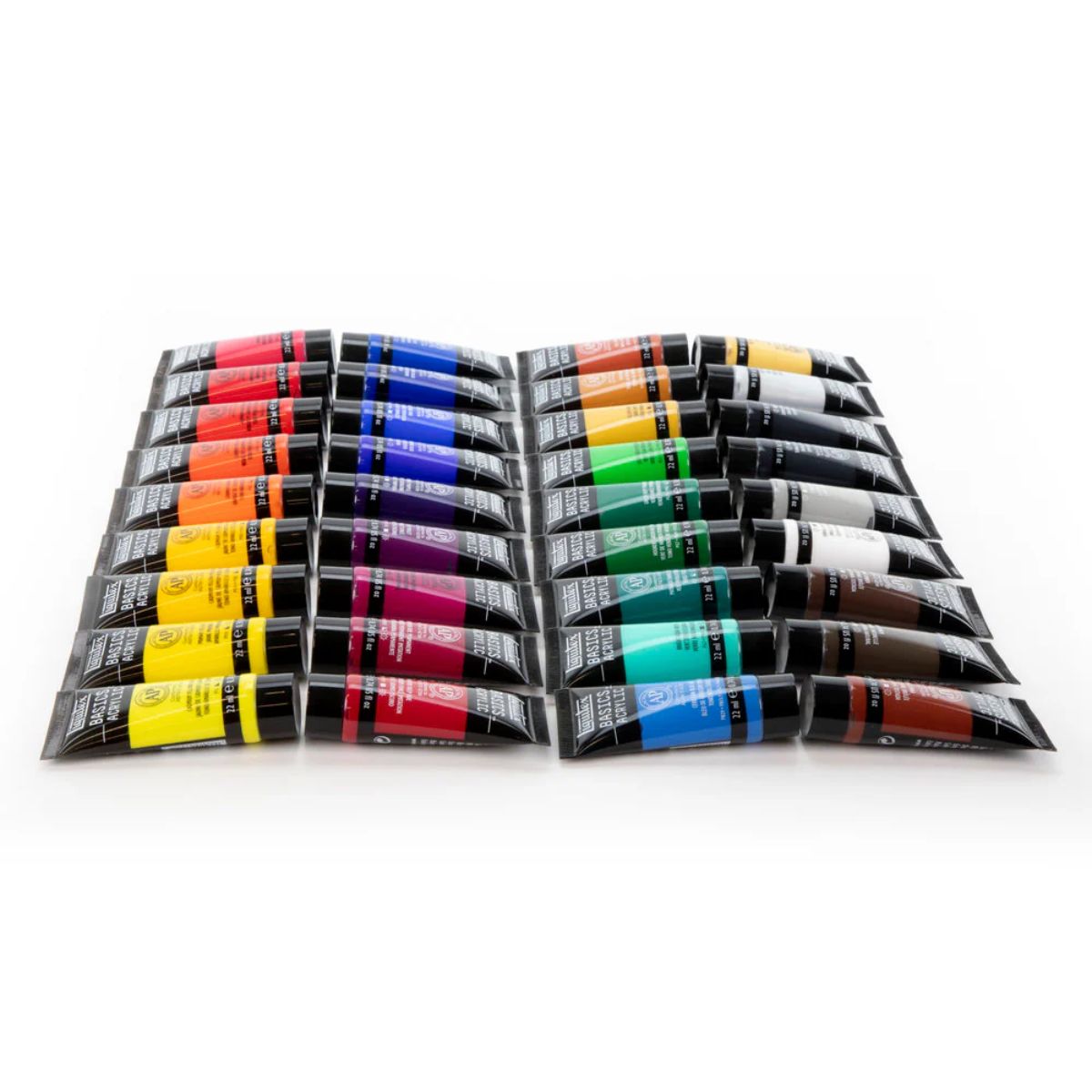 Estojo de Tinta Acrílica Liquitex Basics 22ml com 36 Cores