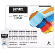 Estojo de Tinta Acrílica Heavy Body Liquitex 22ml com 24 Cores
