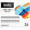 Estojo de Tinta Acrílica Heavy Body Liquitex 22ml com 24 Cores