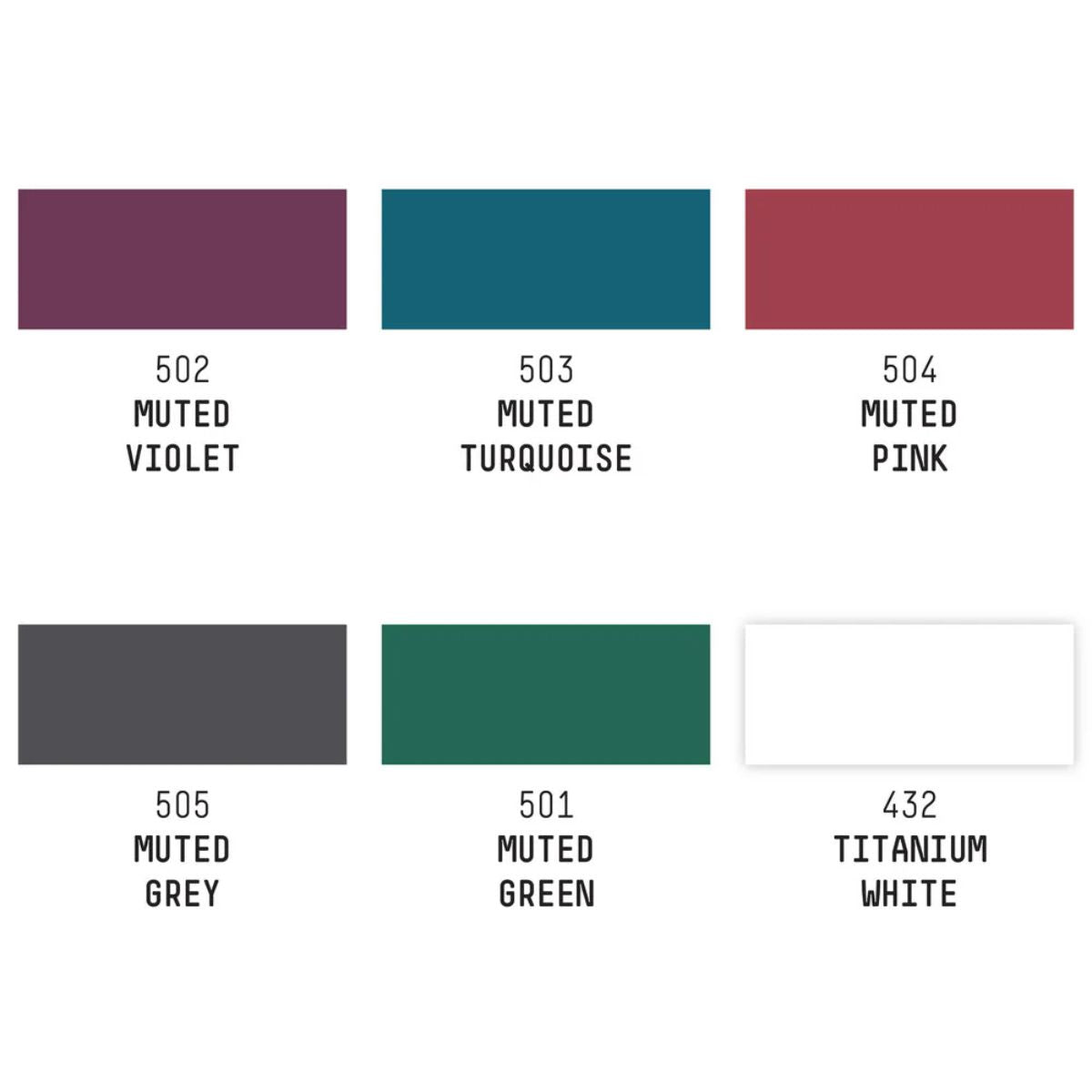 Estojo de Tinta Acrílica Liquitex Ink 30ml com 6 Cores Muted