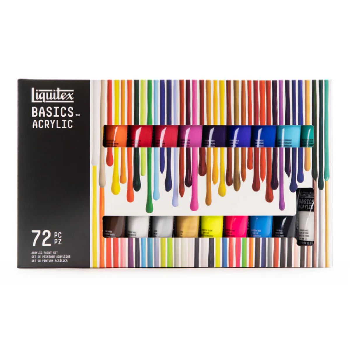 Estojo de Tinta Acrílica Liquitex Basics 22ml com 72 Cores