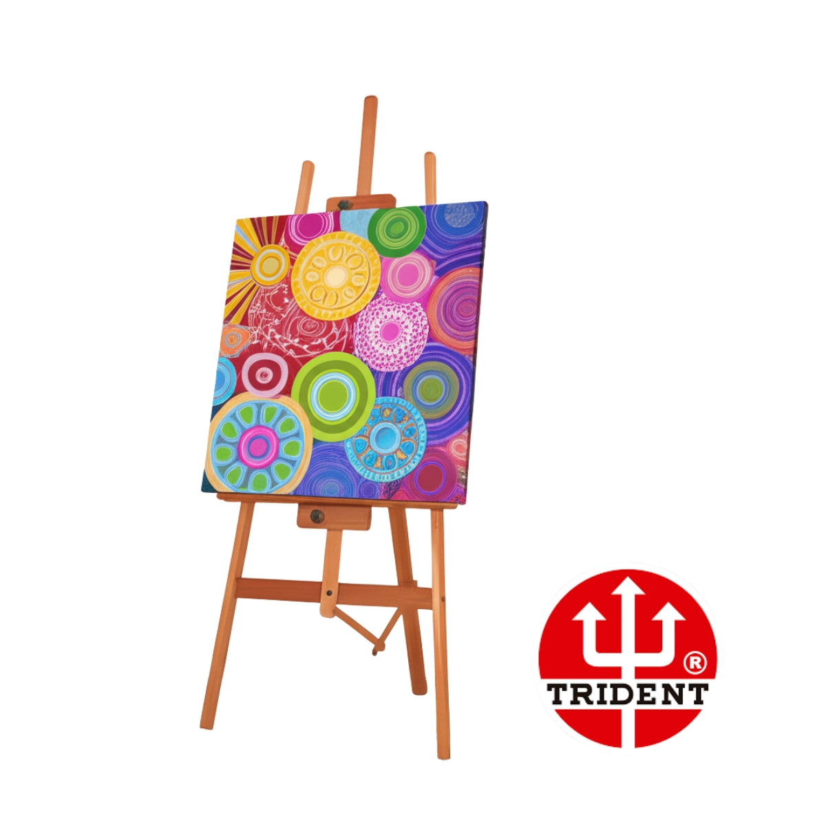 Cavalete para Pintura Trident Estúdio Modelo 1,79x0,58x0,75cm - 12004