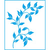 Stencil Médio Folhas Ii 17x21cm para Pintura Decorativa e Artesanato Stm-380 - Litoarte
