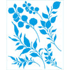 Stencil Médio Folhas 17x21cm para Pintura Decorativa e Artesanato Stm-752 - Litoarte