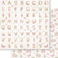 Papel para Scrapbook Dupla Face Coleção Meu Sonho Vintage Padrao 30,5x30,5cm para Scrapbook e Papelaria Criativa Sd-1296 - Litoarte