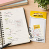 Bloco Adesivo Pima Note Transparente 76x51mm com 50 Folhas para Recados e Lembretes - Pimaco