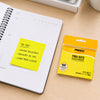 Bloco Adesivo Pima Note Amarelo Neon 76x102mm com 100 Folhas para Recados e Lembretes - Pimaco