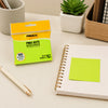 Bloco Adesivo Pima Note Verde Neon 76x102mm com 100 Folhas para Recados e Lembretes - Pimaco