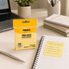 Bloco Adesivo Pima Note Amarelo Pastel 76x76mm com 100 Folhas para Recados e Lembretes - Pimaco