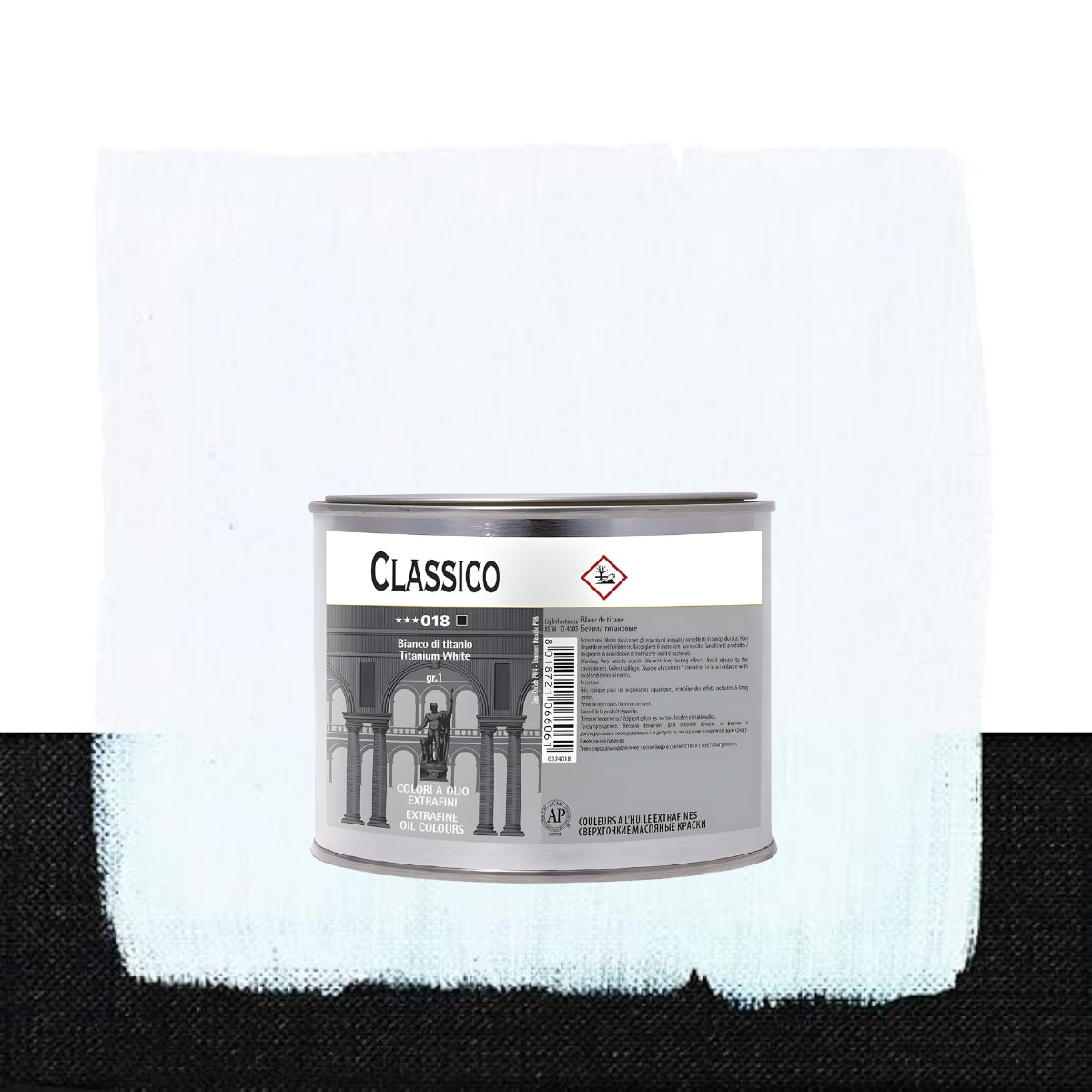 Tinta Óleo Maimeri Classico 500ml Gr1 - Titanium White M0334018 - Maimeri