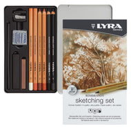 Estojo Lata Lápis Rembrandt Lyra Sketching Set 11 Peças
