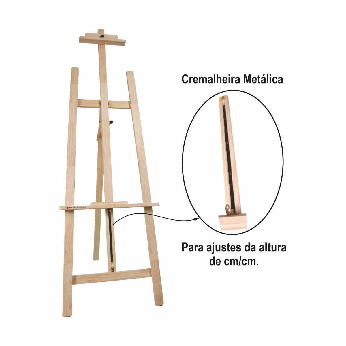 Cavalete para Pintura Trident Estúdio Grande Porte Linha Econômica - 14033