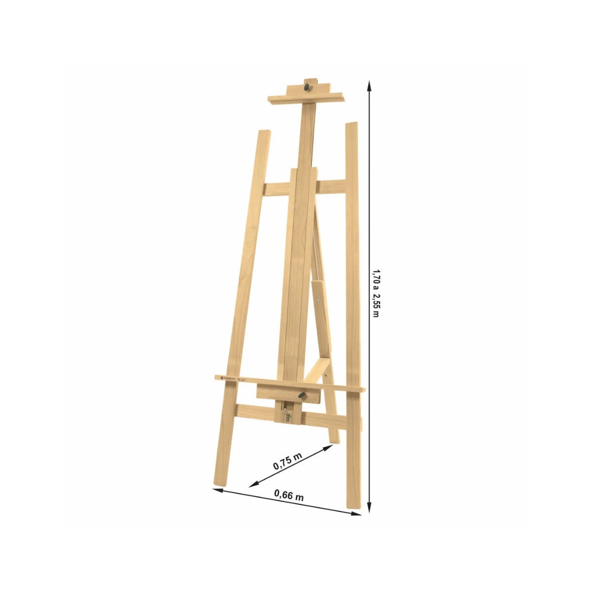 Cavalete para Pintura Trident Linha Econômica Estúdio Super Articulado - 14039