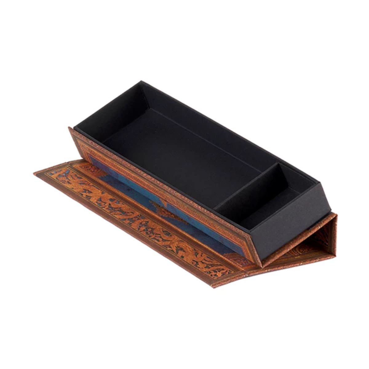 Estojo Paperblanks com Fecho Magnético 22x3x6,8cm - Safavid Indigo - Pa0528-5  