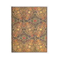 Caderno Paperblanks Ultra 120g/m² 18x23cm 144 Páginas Pautado - Fire Flowers - Pb5409-2