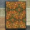 Caderno Paperblanks Ultra 120g/m² 18x23cm 144 Páginas Pautado - Fire Flowers - Pb5409-2