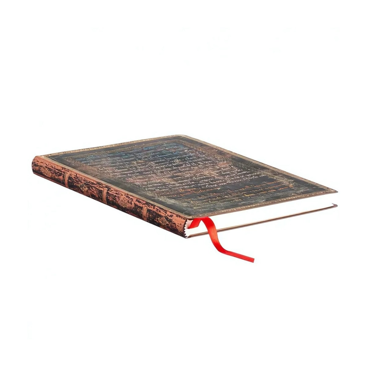 Caderno Paperblanks Michelangelo Handwriting Capa Flexível Ultra 120g/m² 18x23cm 176 Páginas com Pauta - Fb9634-4