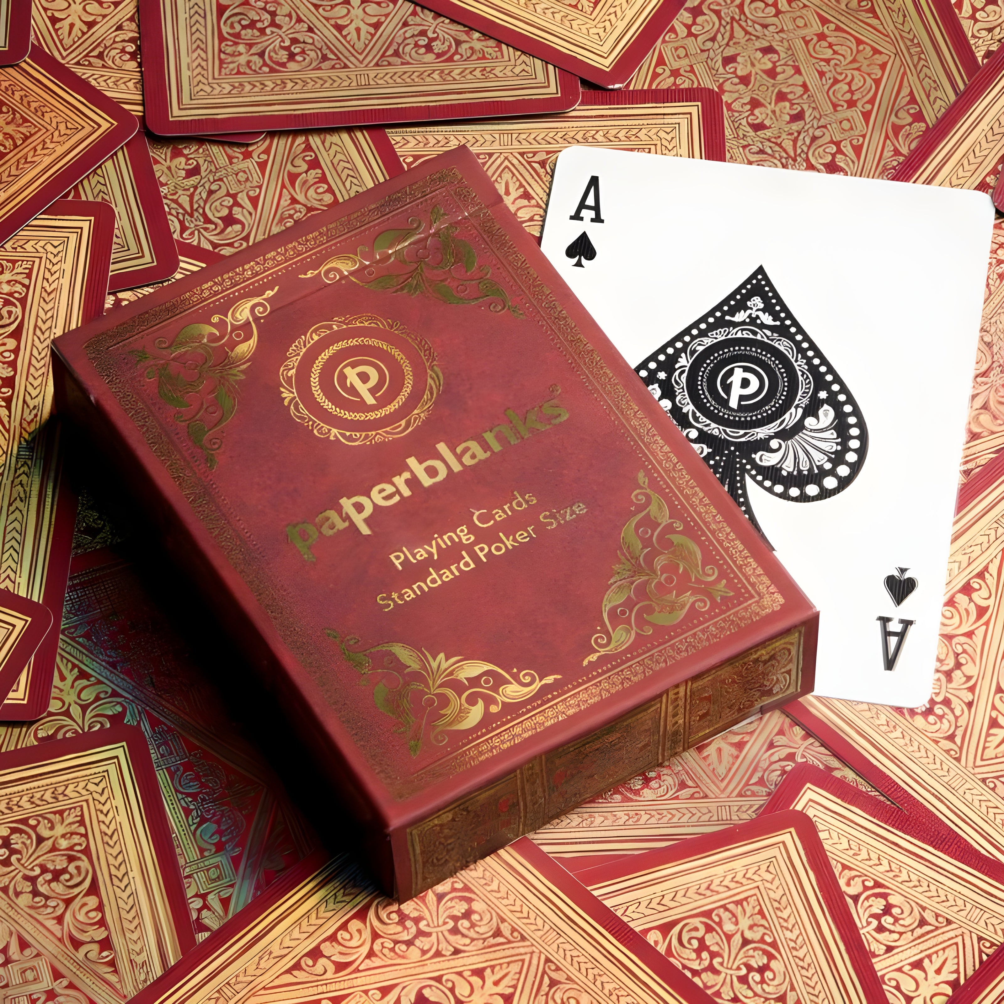 Baralho Paperblanks Golden Pathway 300g/m² com 52 Cartas - 9671-9