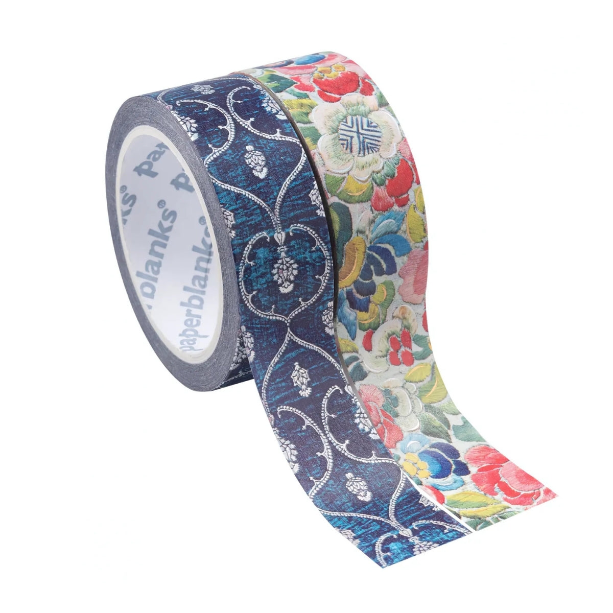 Fita Adesiva Washi Tape Paperblanks com 2 Rolos de 10m - Blue / Garden Pa8161-6  