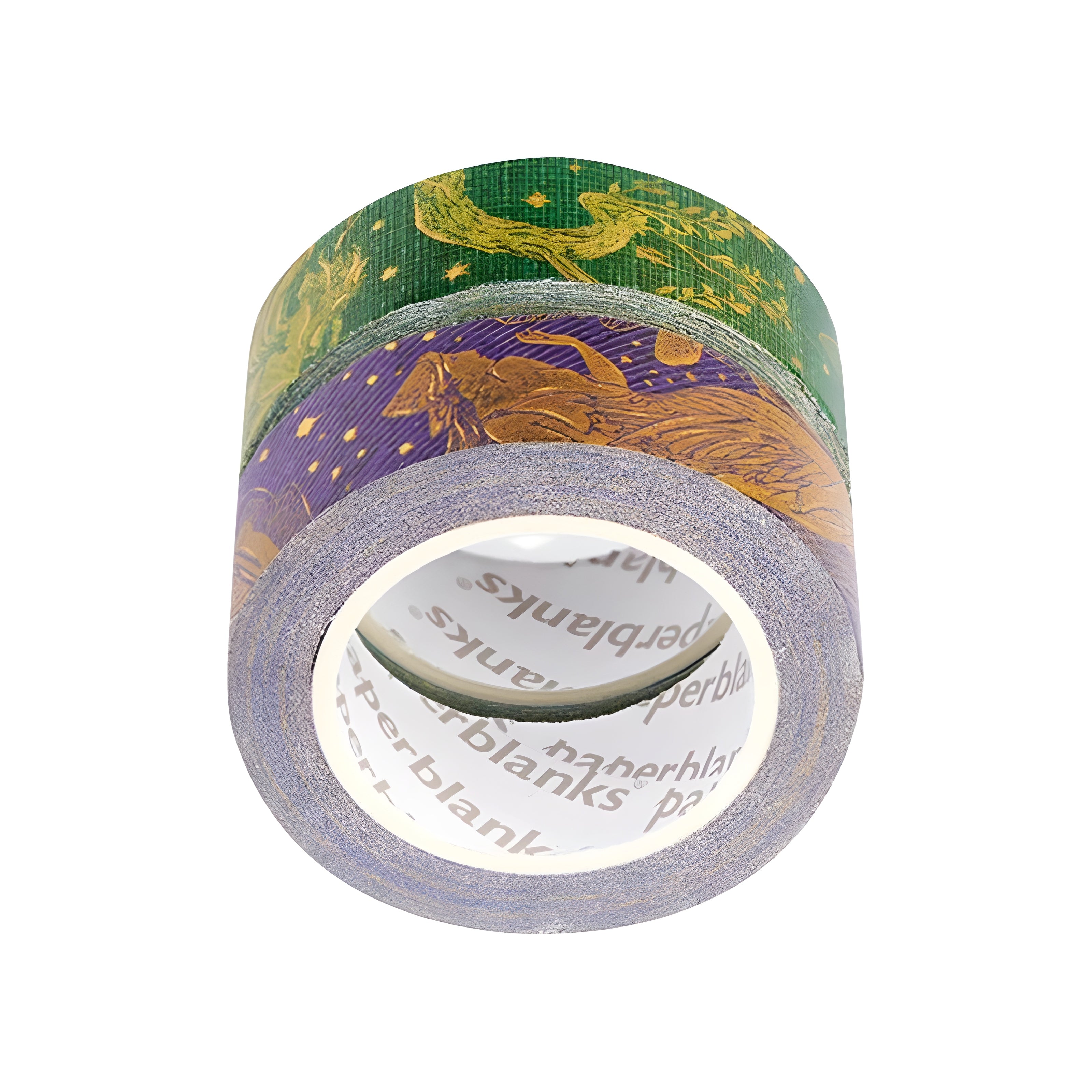 Fita Adesiva Washi Tape Paperblanks com 2 Rolos de 10m - Olive Fairy / Violet Fairy Pa9660-3  