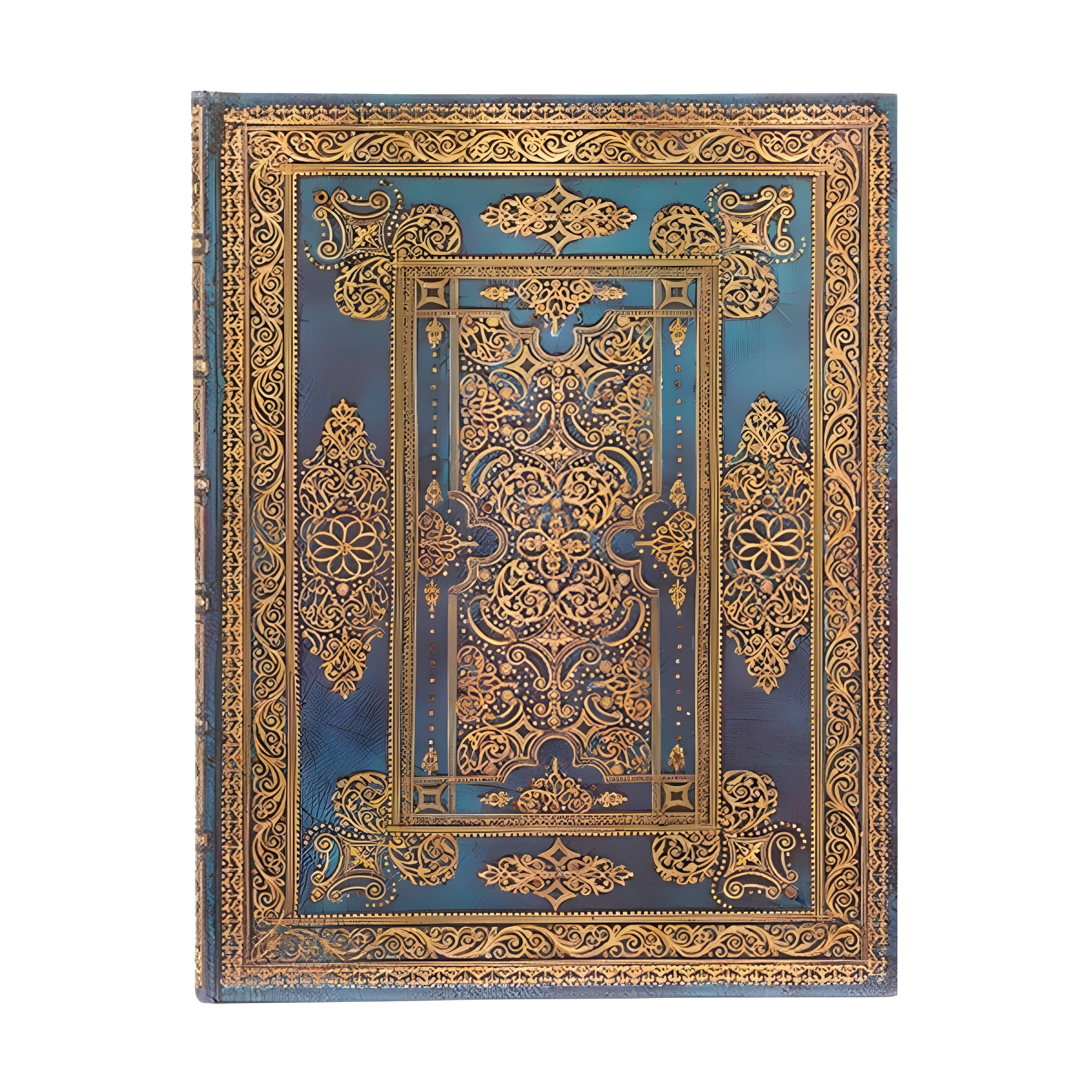 Caderno Paperblanks Blue Luxe Capa Dura Ultra 120g/m² 18x23cm 144 Páginas com Pauta - Pb9590-3