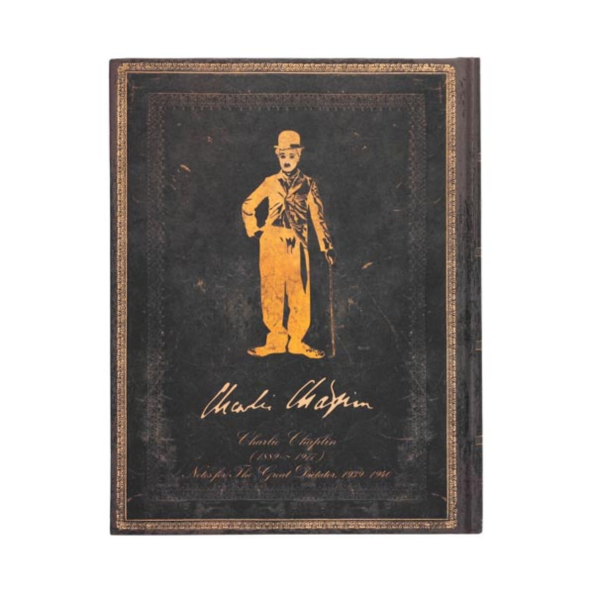 Caderno Paperblanks Charlie Chaplin Ultra 120g/m² 18x23cm 144 Páginas Pautado - Pb7258-4