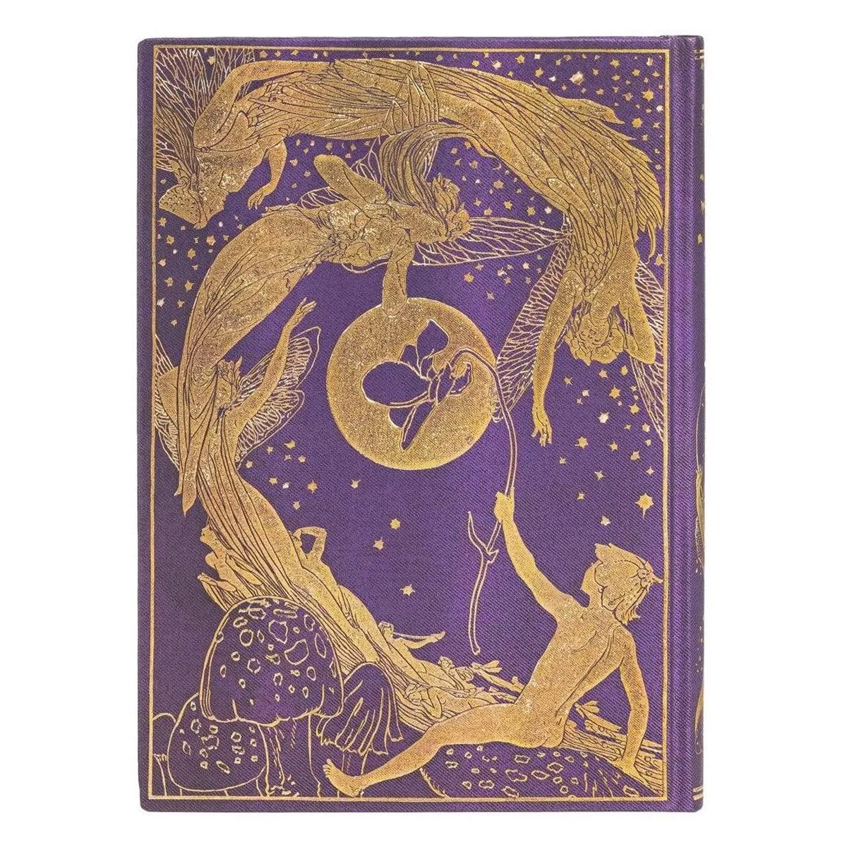 Caderno Paperblanks Violet Fairy Capa Dura Midi 120g/m² 13x18cm 144 Páginas com Pauta - Pb6512-8