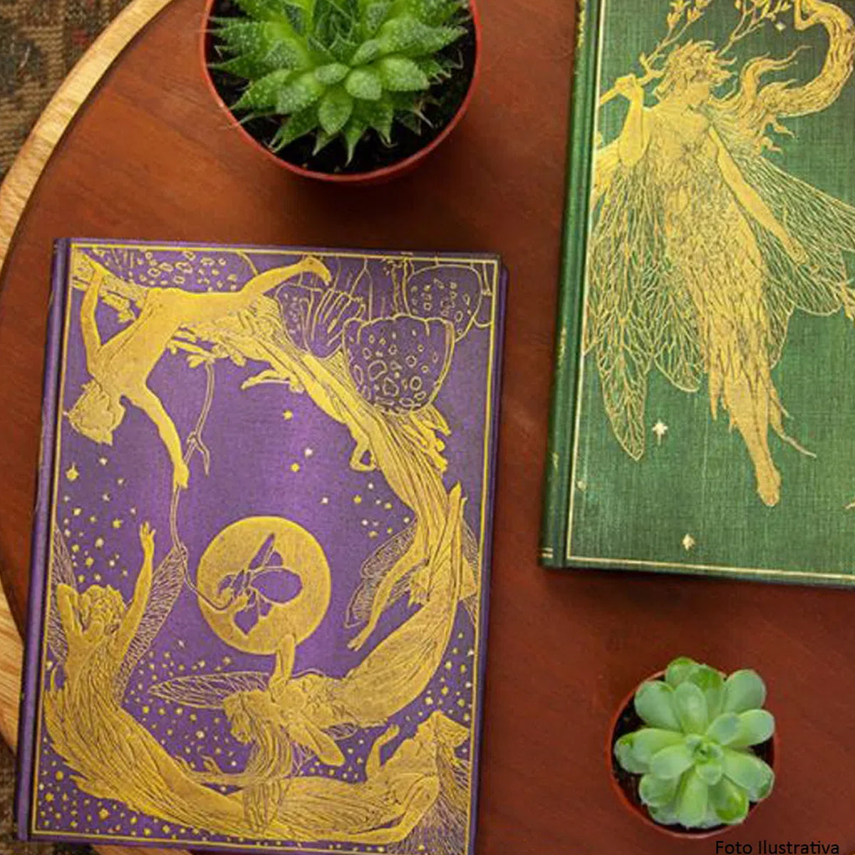 Caderno Paperblanks Violet Fairy Capa Dura Midi 120g/m² 13x18cm 144 Páginas com Pauta - Pb6512-8