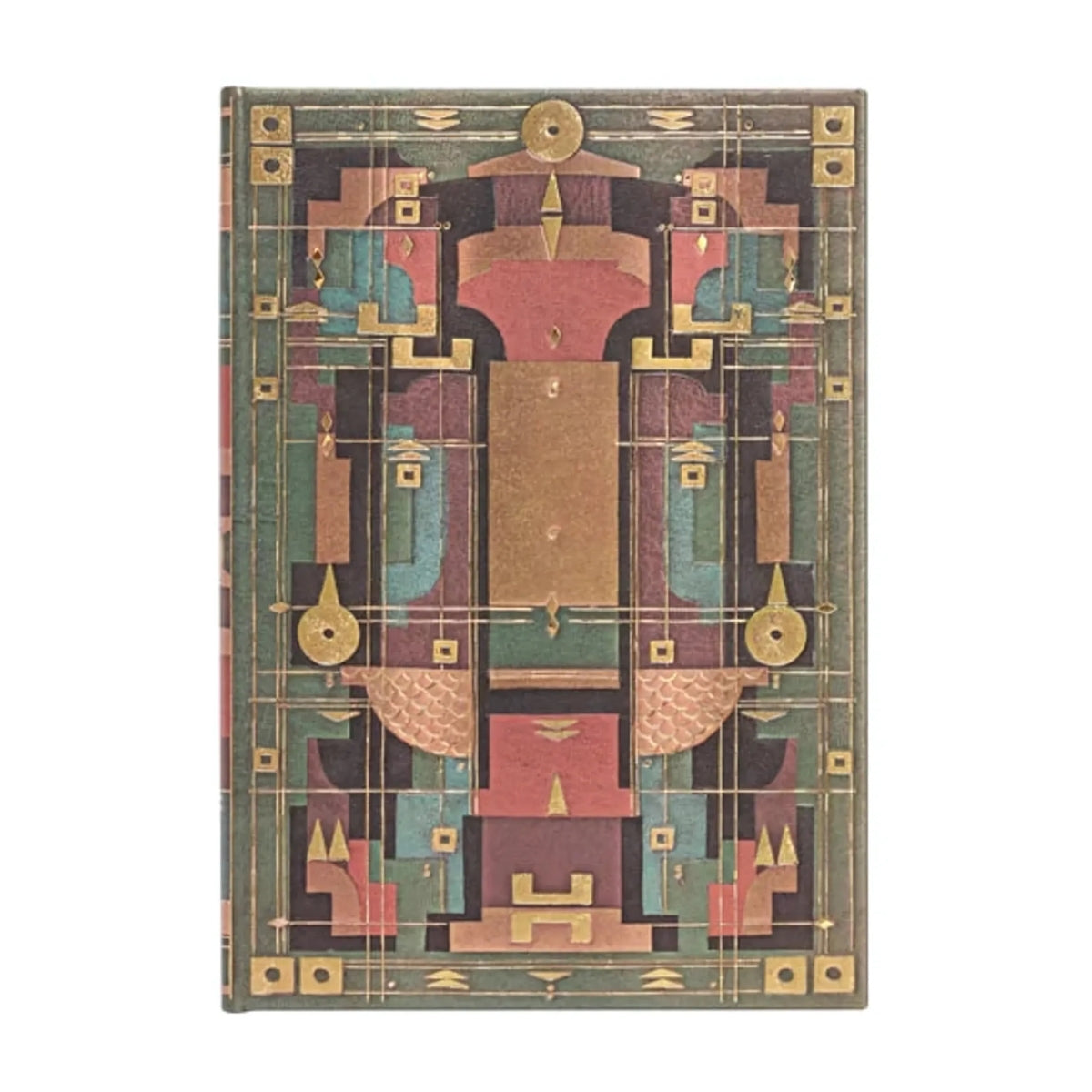 Caderno Paperblanks Lion?s Den Capa Dura Midi 120g/m² 13x18cm 144 Páginas com Pauta - Pb9381-7