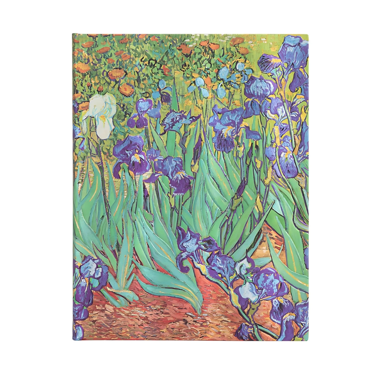Caderno Paperblanks Van Gogh?s Irises Capa Dura Midi 120g/m² 13x18cm 144 Páginas com Pauta - Pb8204-0