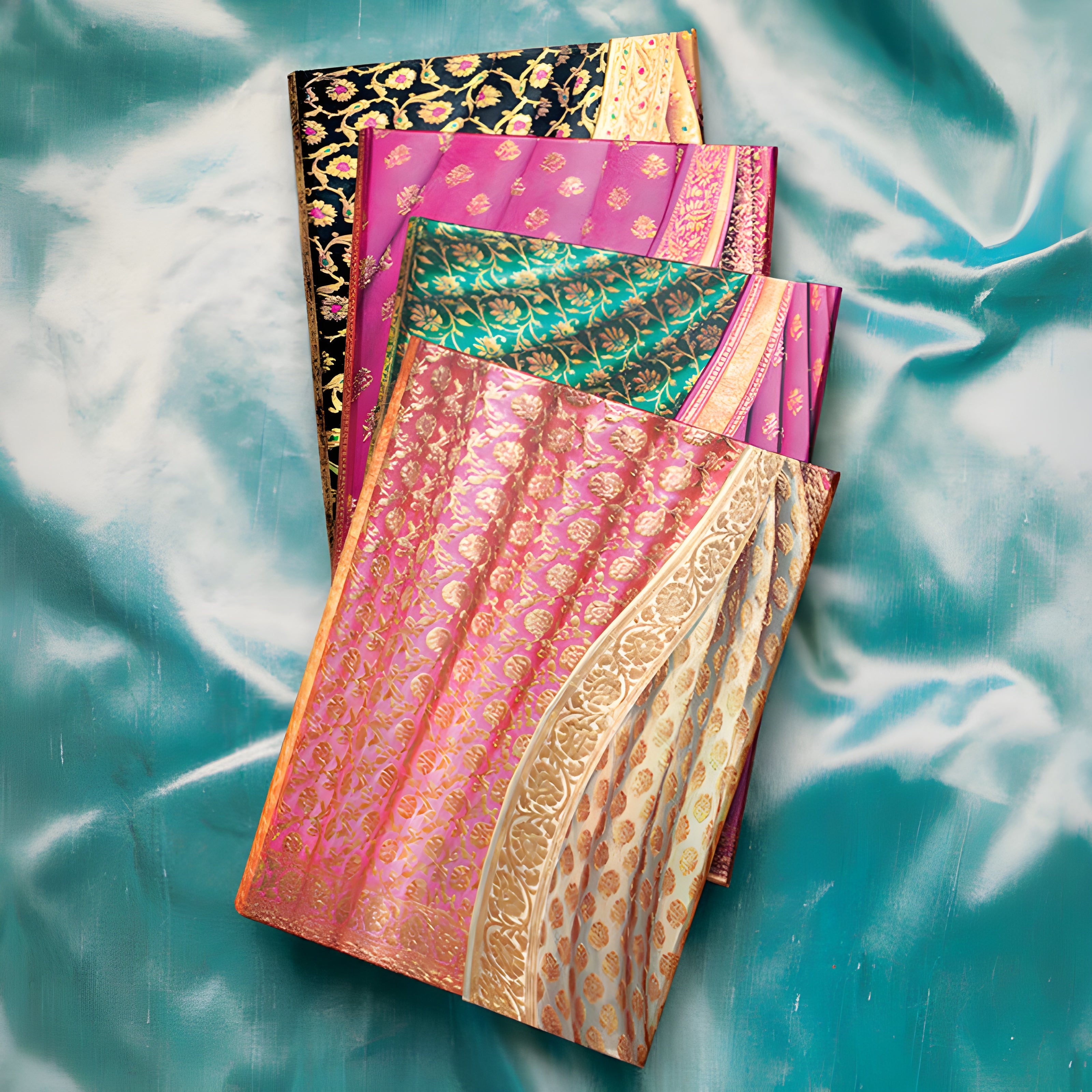 Caderno Paperblanks Gulabi Capa Dura Midi 120g/m² 13x18cm 144 Páginas com Pauta - Pb5438-2