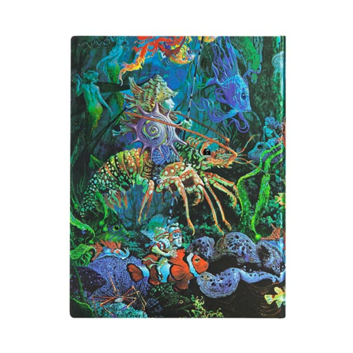 Caderno Paperblanks Sea Fantasies Capa Dura Ultra 120g/m² 18x23cm 144 Páginas com Pauta - Pb5469-6