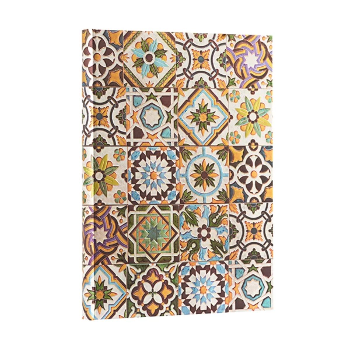 Caderno Paperblanks Porto Portugal Capa Dura Ultra 120g/m² 18x23cm 144 Páginas com Pauta - Pb9597-2